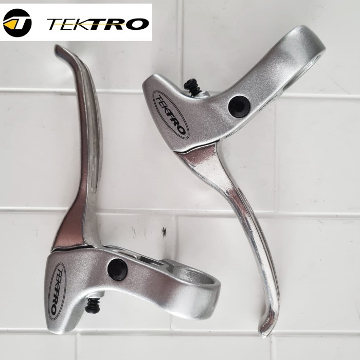 JUMANT brake lever TEKTRO RS397 jadul vintage rem sepeda dia-compe chrome - SILVER, KIRI KANAN