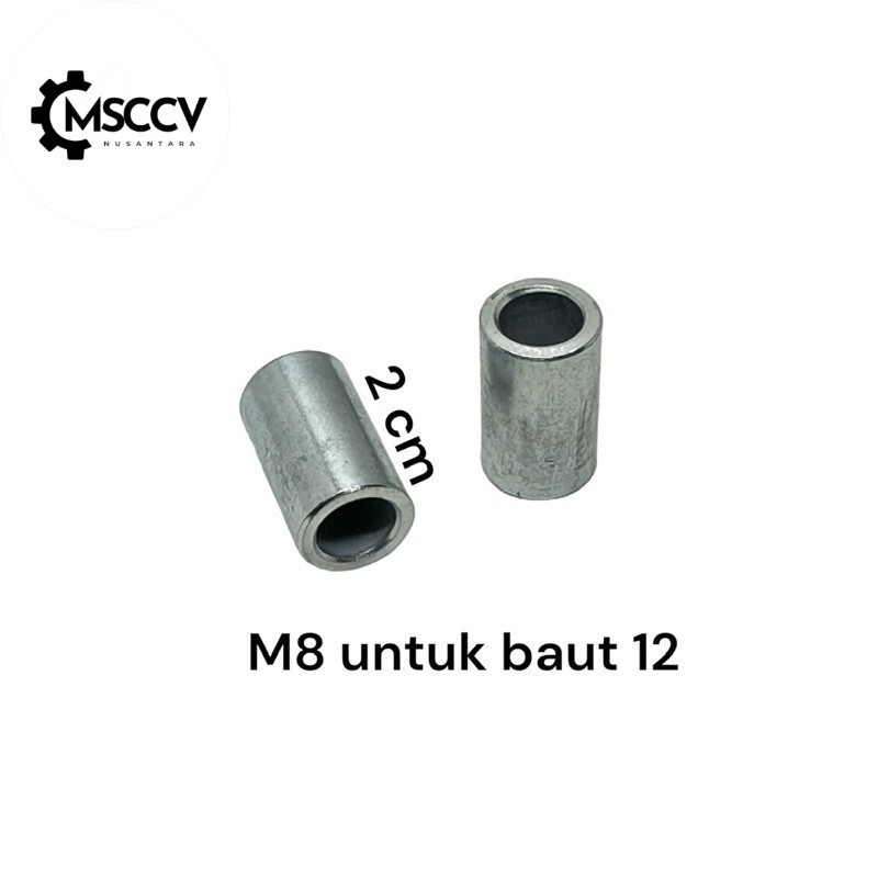 BOSH BUSING M8 BAUT 12 PANJANG 2cm