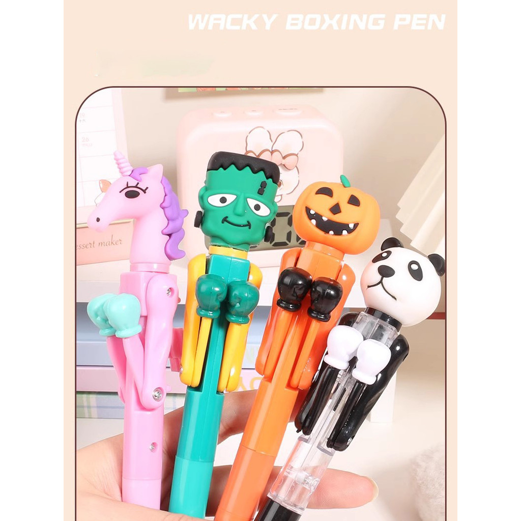 

Cartoon Boxing Pen Lightweight Writing Tool Decompression Boxing Pen with Ultra-fine Point for Writing Cartoon Shape for Stress