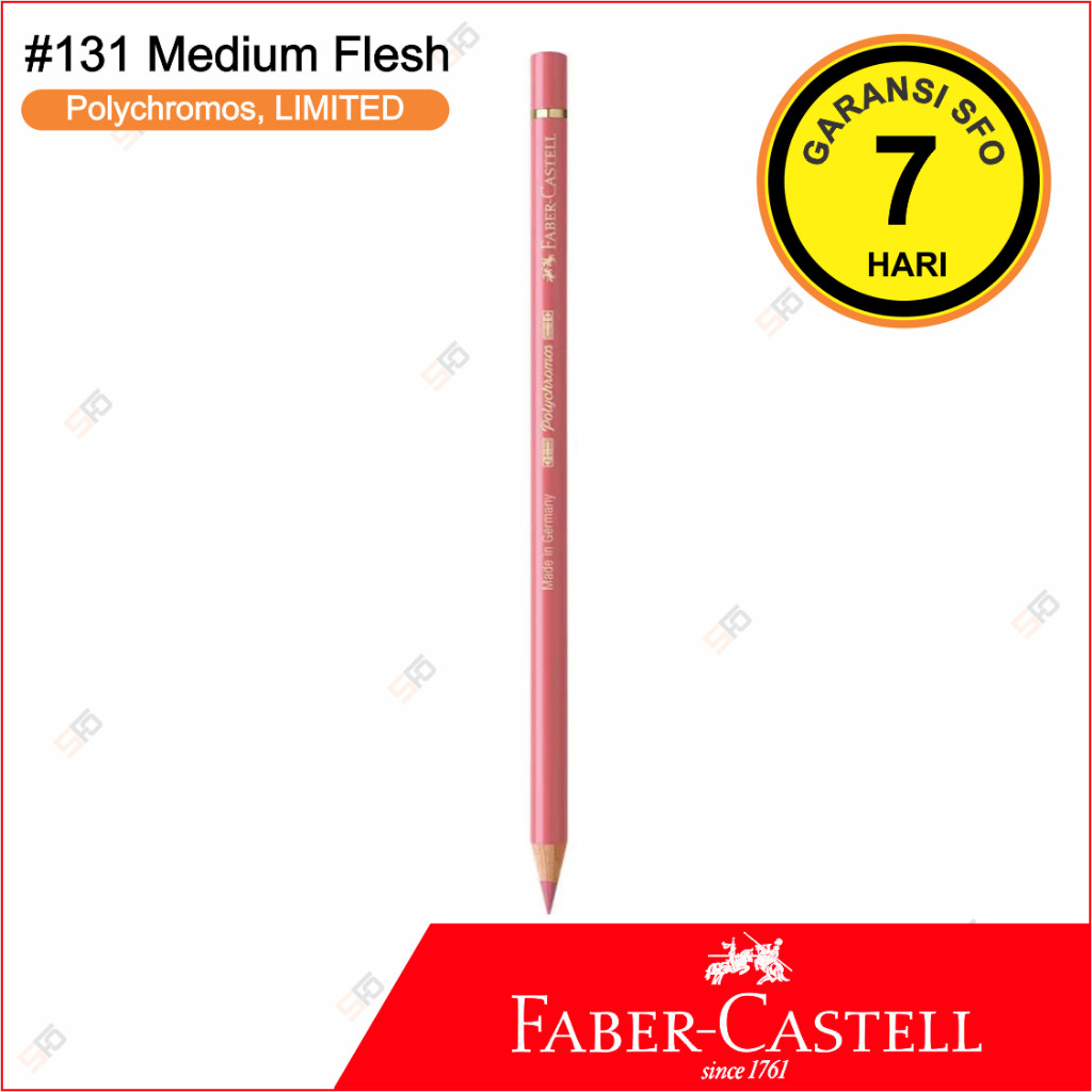 

Alat Tulis Murah LE Polychromos Faber Castell Satuan - 131 Coral / Medium Flesh - Limited Edition - SFO Semarang Official