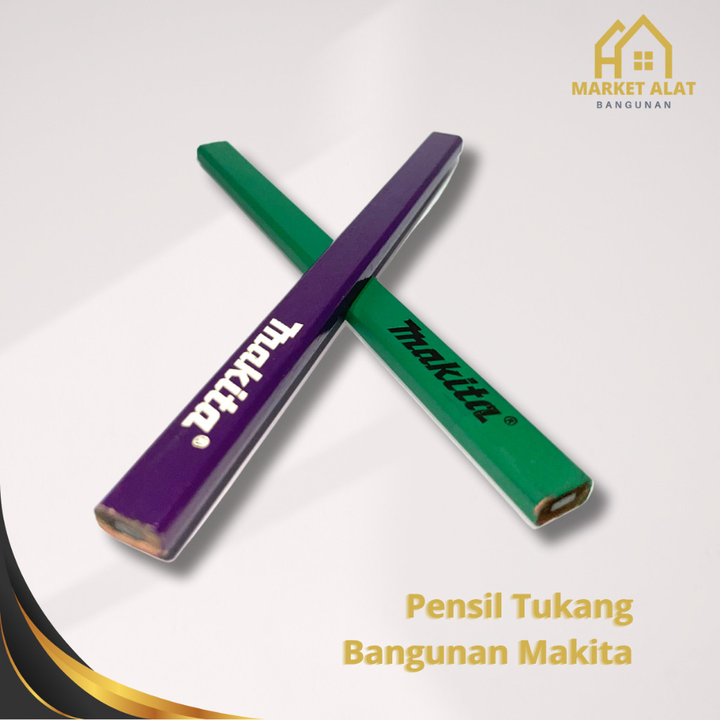 

MURAH BERKUALITAS Pensil Tukang Bangunan / Pinsil Tukang Kayu Makita