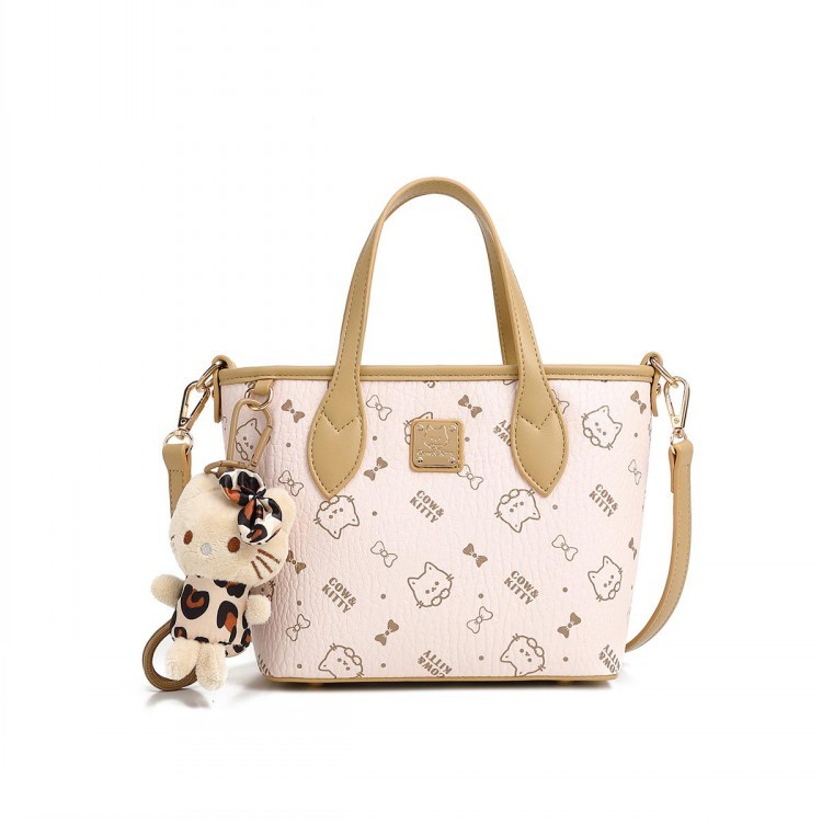 MB5178 TAS PREMIUM COW & KITTY PLUS BOX TAS SELEMPANG FASHION WANITA HANDBAG SLINGBAG MOTIF ELEGAN