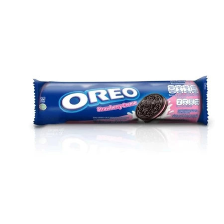 Sweetstems_ (Mtrui) Oreo Sandwich Roll Varian Rasa Red Velvet Vanilla Coklat Strwberry 119.6Gr