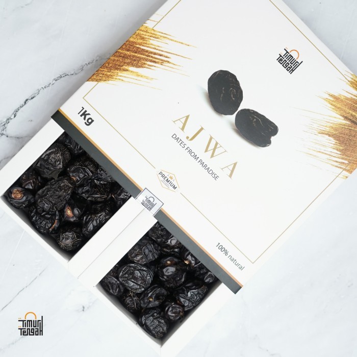 

Kurma Ajwa 1 Kg High Quality - Kurma Nabi Madinah Premium Timur Tengah