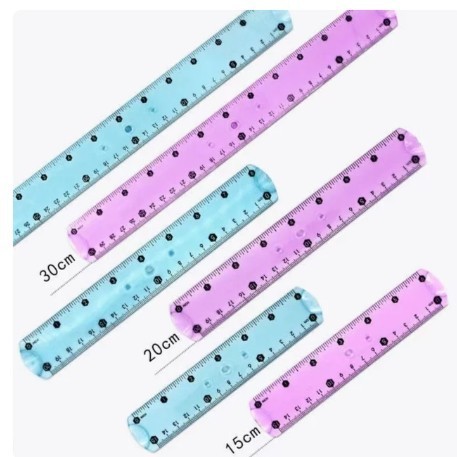 

M&G Flexible Soft Color Ruler / M&G Penggaris Fleksibel 20cm 30cm / Penggaris Lentur M&G