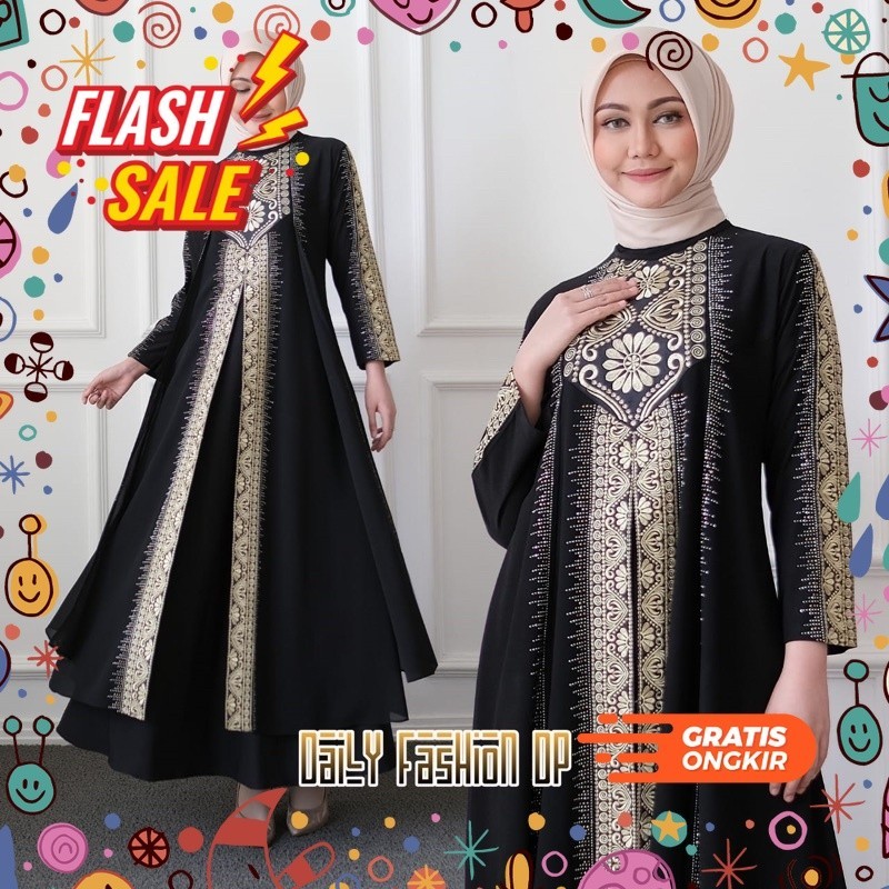 MEGASALE / Gamis Turkey 1062 Hawa #135 Dress Busana Muslimah By Original Mega Store Farzolla 2