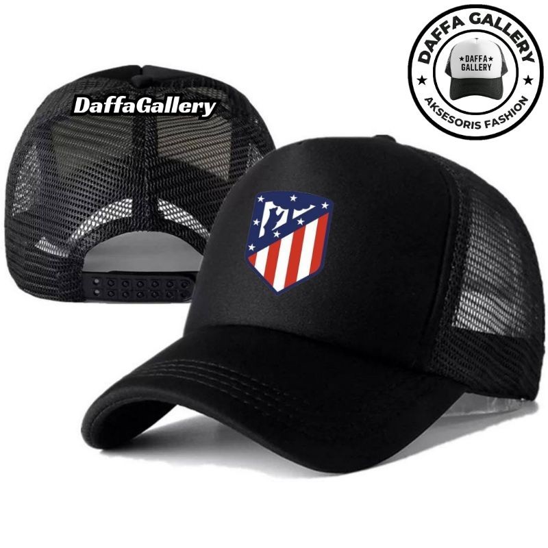 Daffaa Gallery Topi Trucker ATLETICO MADRID - Topi Distro ATLETICO MADRID Logo - Topi ATLETICO MADRI