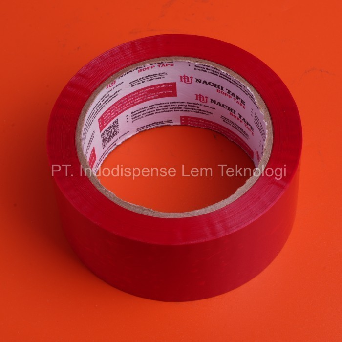 

LAKBAN NACHI TAPE MERAH 48MM 100 YARD 2 INCH OPP PRINT BLOK NACHI RED