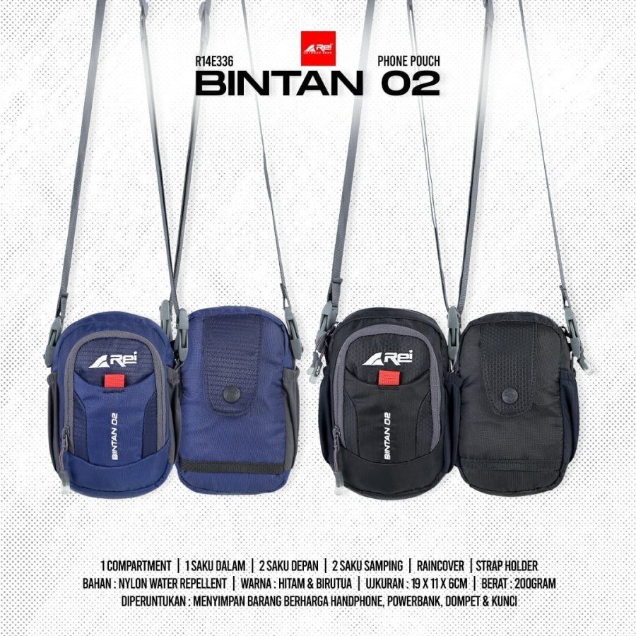 Tas Selempang bintan 02 | Hp Case Arei Outdoorgear Travel Pouch Rei
