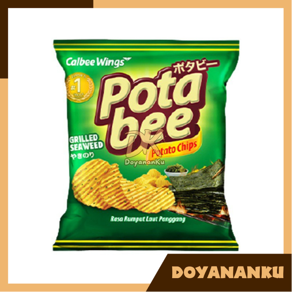 

Potabee rasa bbq dan rumput laut 1renteng isi 10pcs