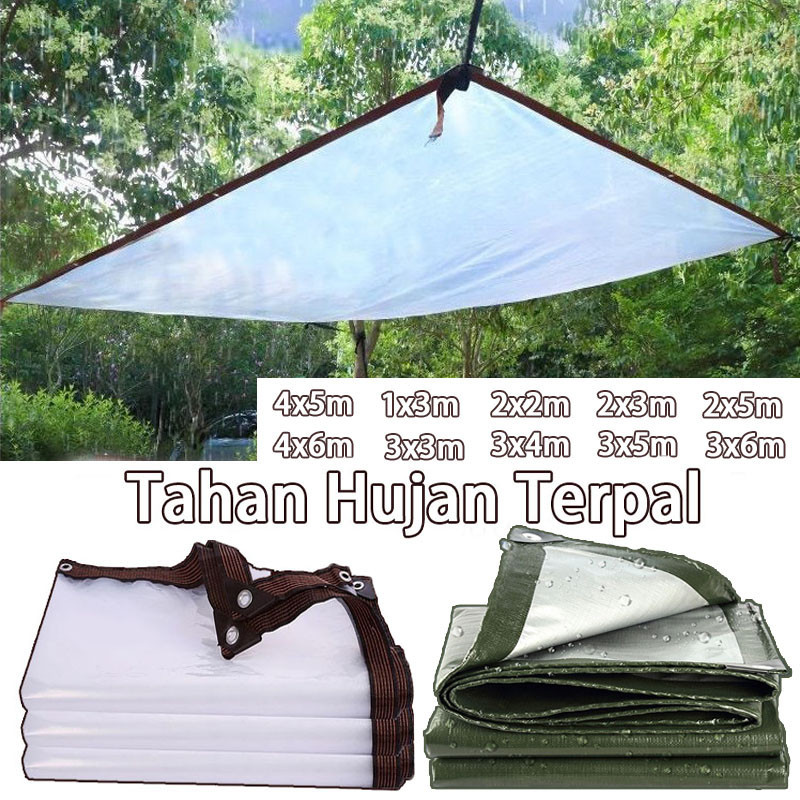 Terpal Tenda Anti-UV /PE Kain Tahan Hujan /Jemuran Kolam Terop Tenda Tebal/Untuk Atap Taman Luar Rua