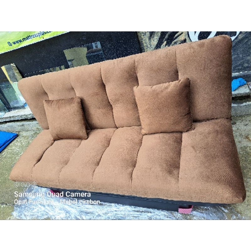 (COD) Sofa Bed / Sofabed Lipat Silicon / Sofa 3 Seater / Sofa Santai Minimalis  Kuningan Majalengka 