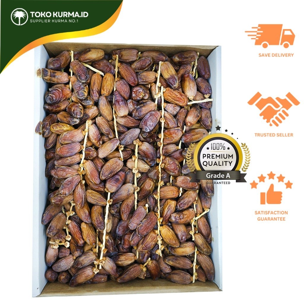 

Kurma Tunisia Tangkai 1 Kilogram | Tunisian Palm Original Premium - Toko Kurma ID