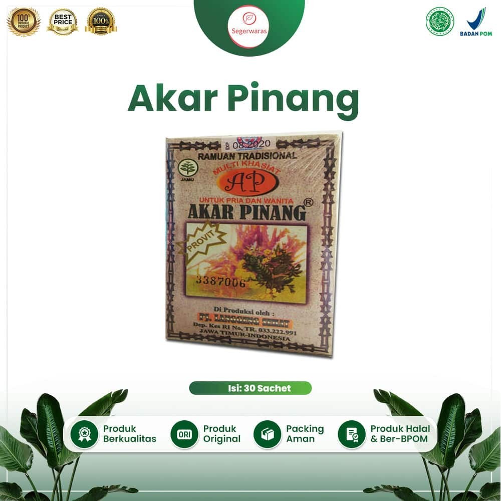 Obat Herbal Asam Urat- Jamu Akar Pinang Original