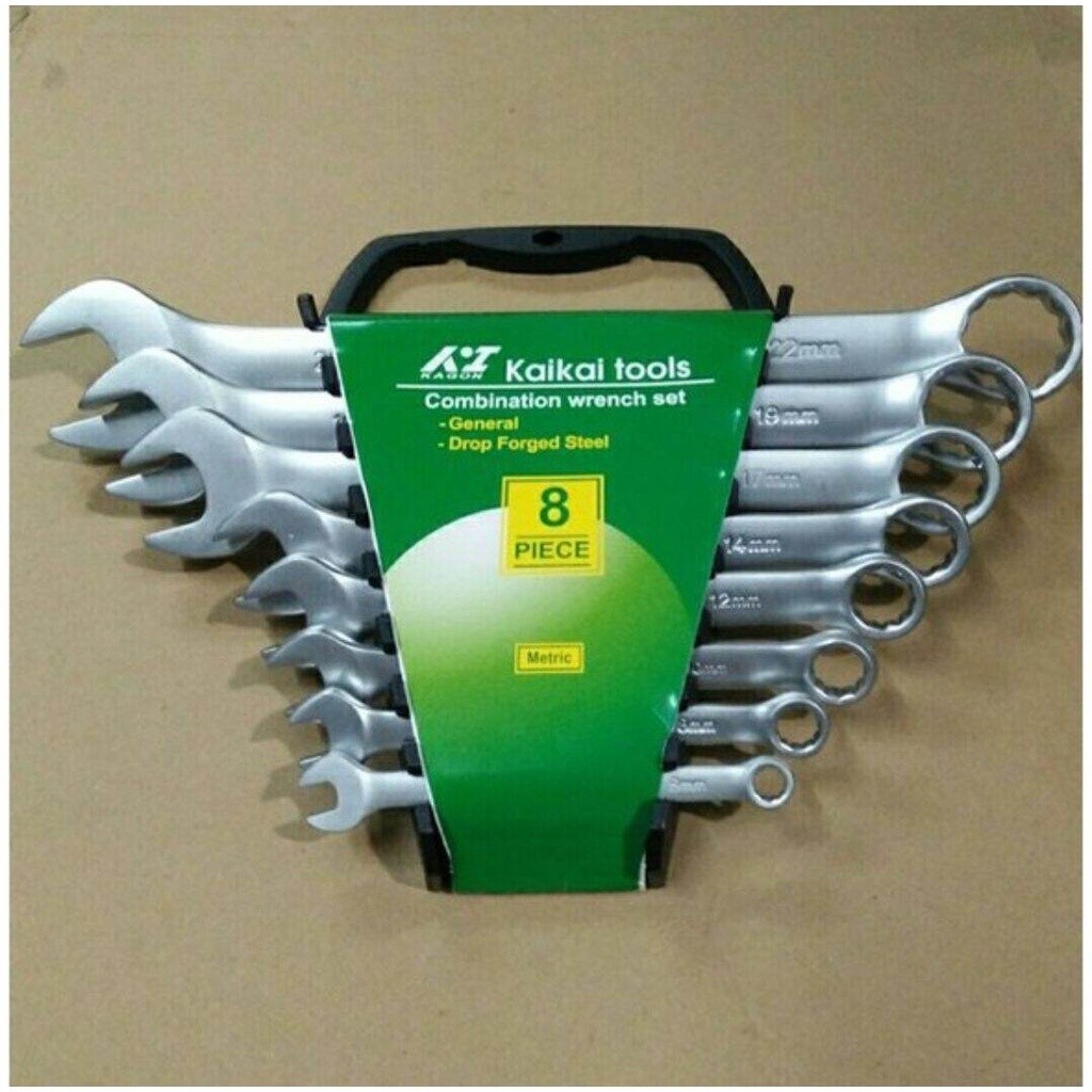 Kunci Ring Pas set 8 pcs Combination Wrench Set 8 Pcs Kunci Pas Ring set 8 pcs TERBAIK
