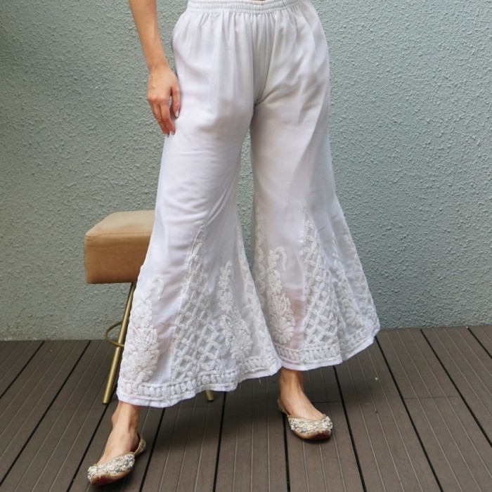 Celana Palazzo Katun By Indian Village - Merah