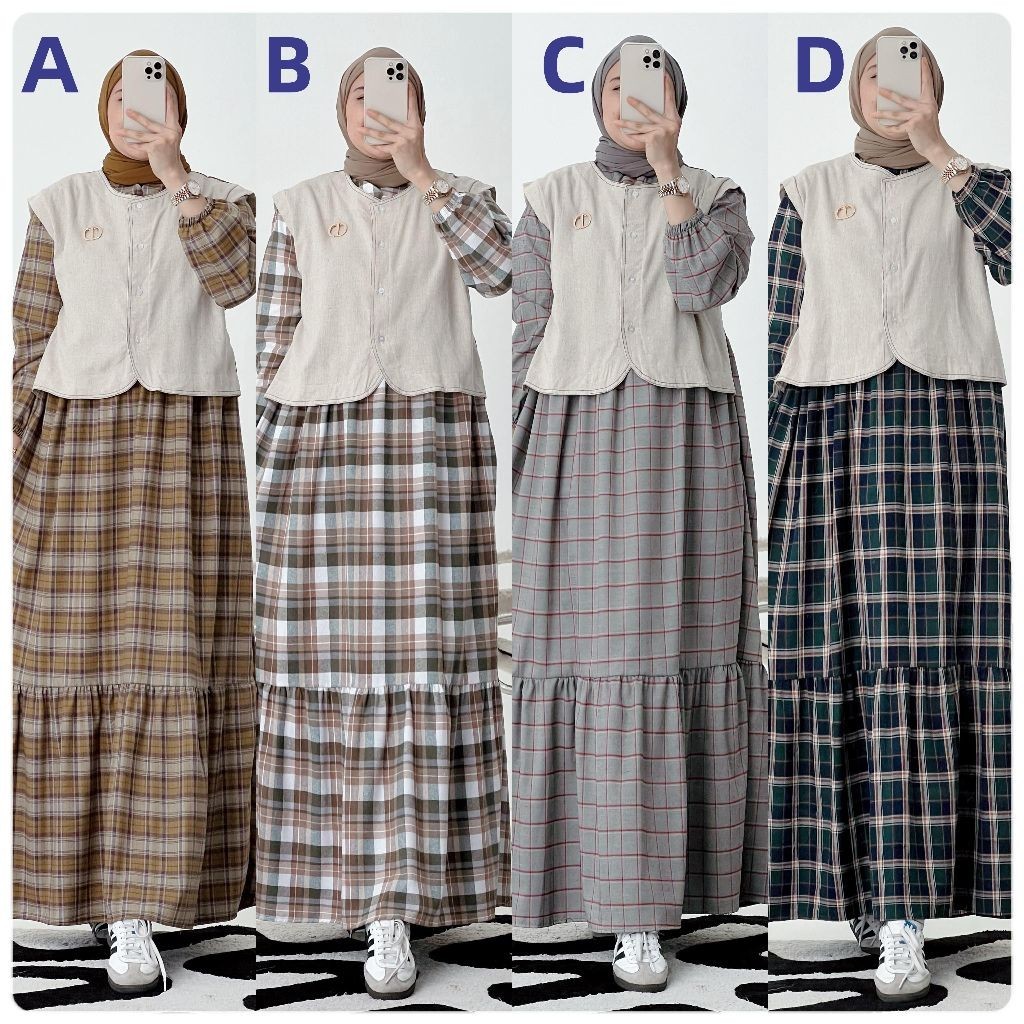 ORI Gamis SEKALA 2 Dress by Valora Gagil - Dress katun adem busui realpic ORIGINAL 100%