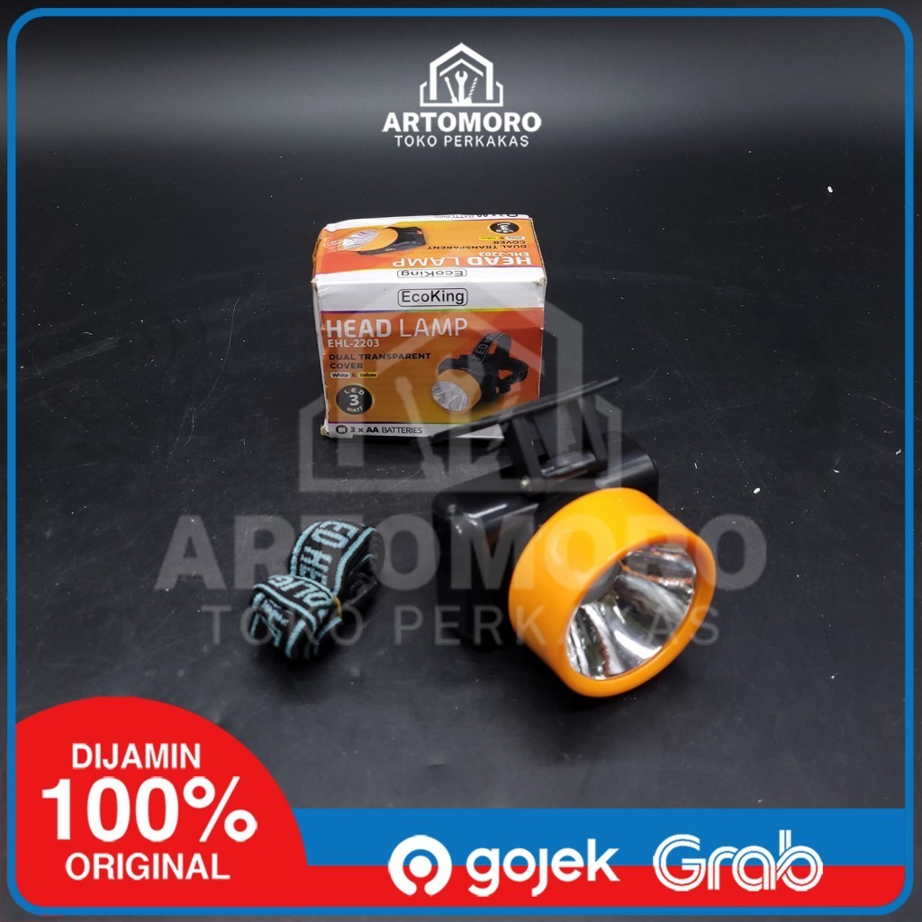 Senter Kepala ECOKING 3W