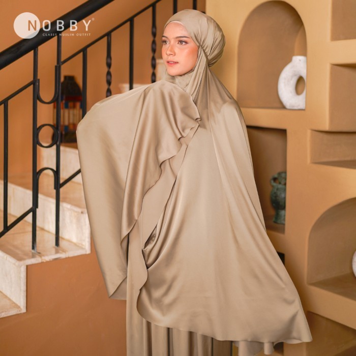 Mukena Dewasa Haya vol 2 by Nobby Silky  - Ash, All SIze