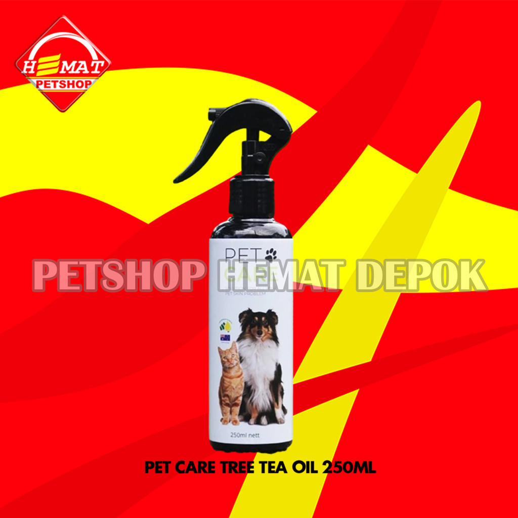 Pet Care Tea Tree Oil Spray Jamur Kutu Kucing Anjing