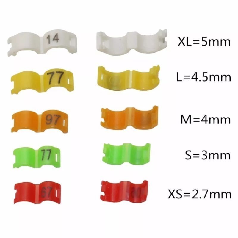 RING BURUNG BURUNG CLIP UNTUK DEWASA MURAI LOVEBIRD PERKUTUT JALAK MERPATI  PUTER