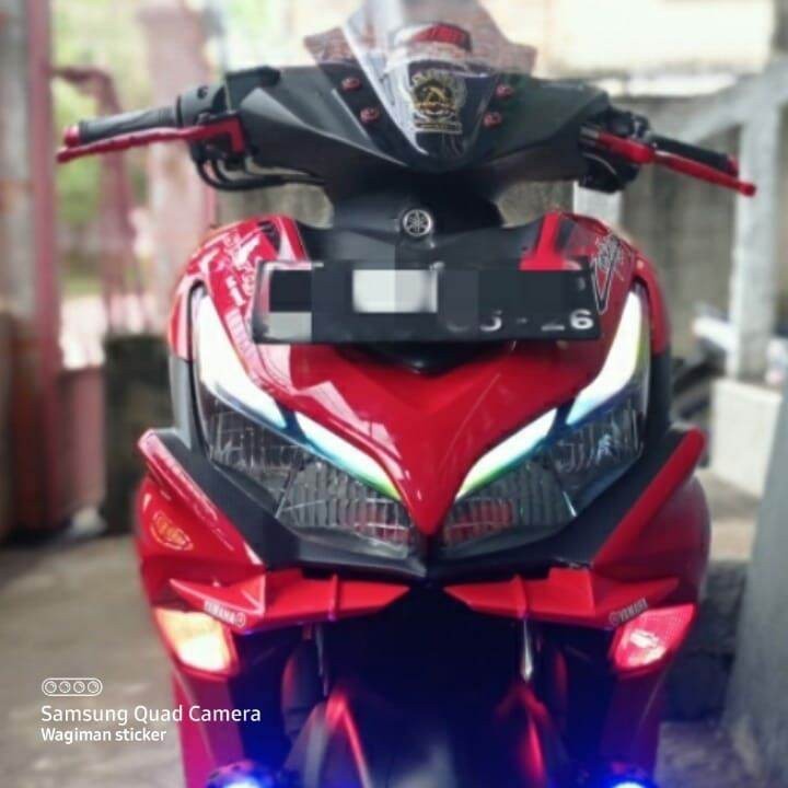 Stiker Alis Aerox New Tahun 2021/Custeam Aerox /Custeam/variasi motor/stiker motor