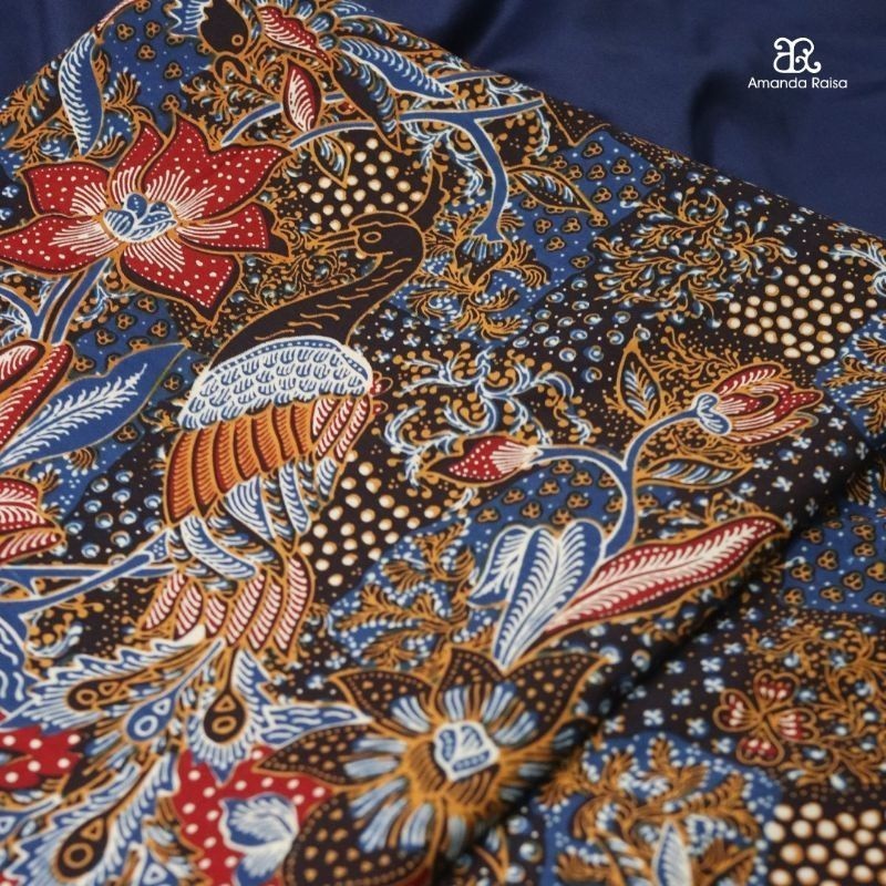 Kain Batik Meteran Potongan Motif Merak Tiga Negeri