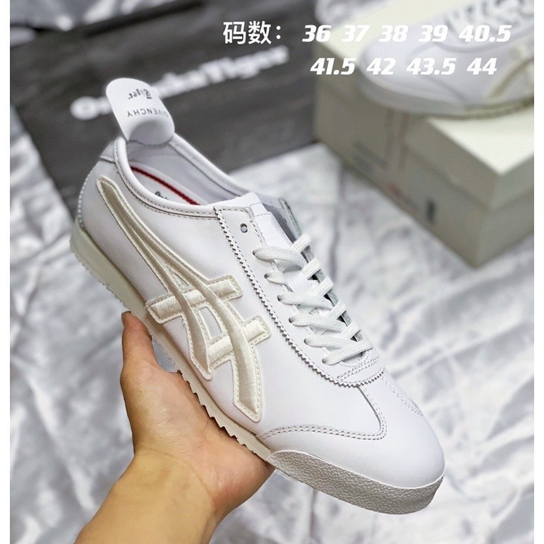 Sepatu Onitsuka Deluxe Gvnchy X Triple White Free Paperbag