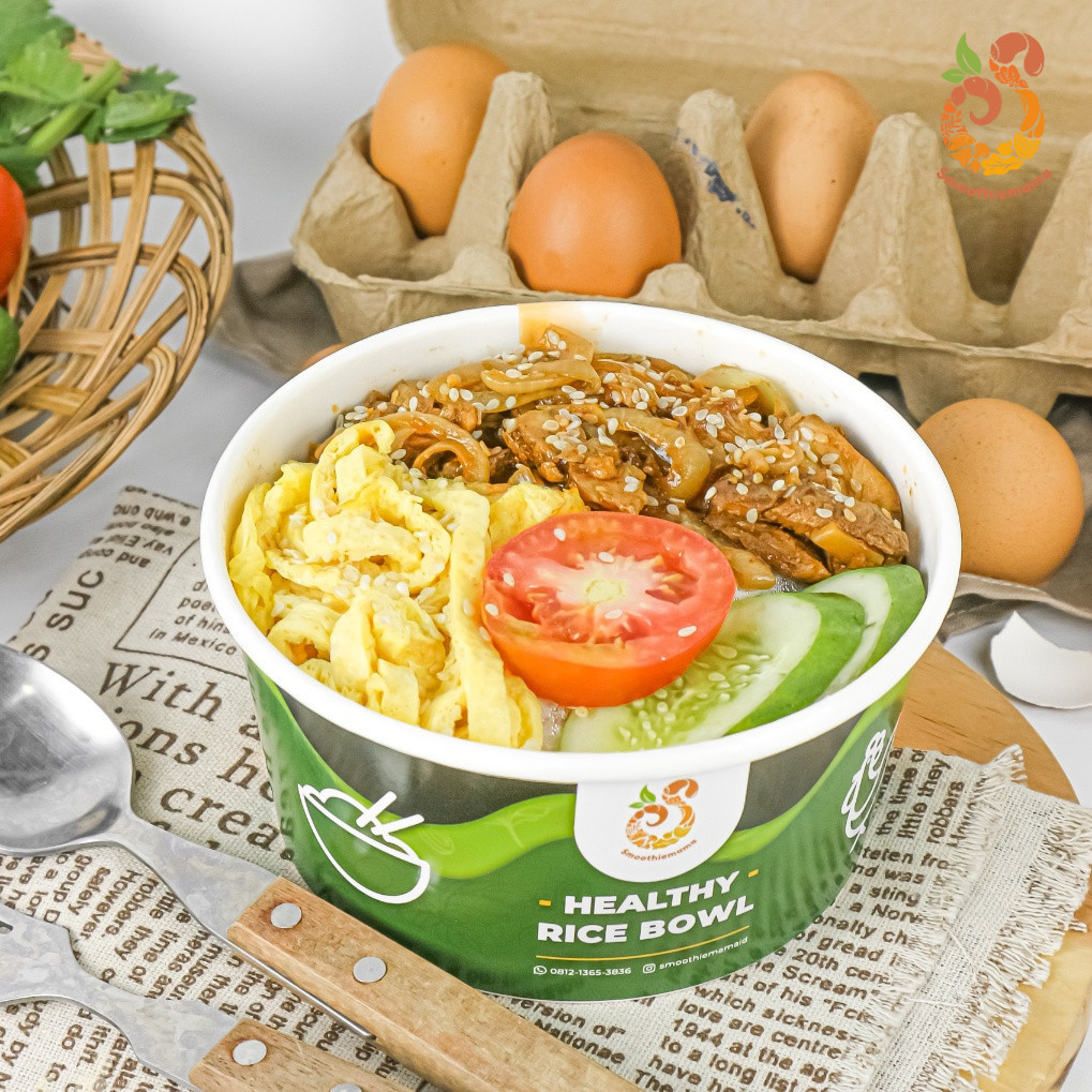 Nasi Box HEALTHY RICE BOWL CHICKEN Nasi Catering Paket Nasi Premium Nasi Diet Nasi Sehat Nasi Campur