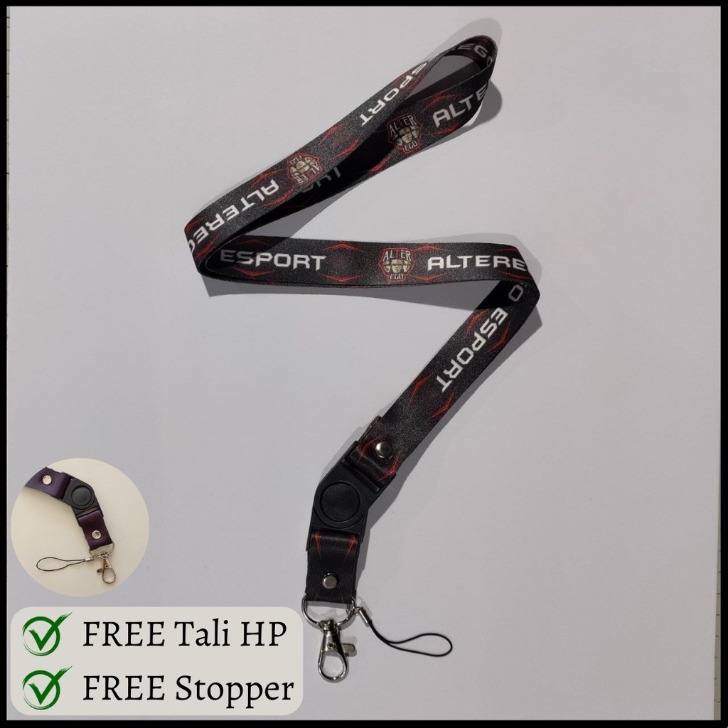 

[ESport] Tali Lanyard Custom / Lanyard Staff Keplek Tali Custom Tali HP