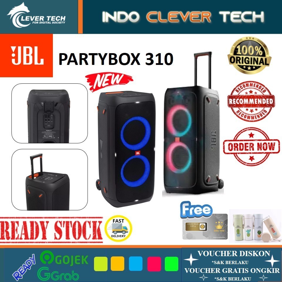 JBL Partybox 310 Speaker Original - GARANSI RESMI