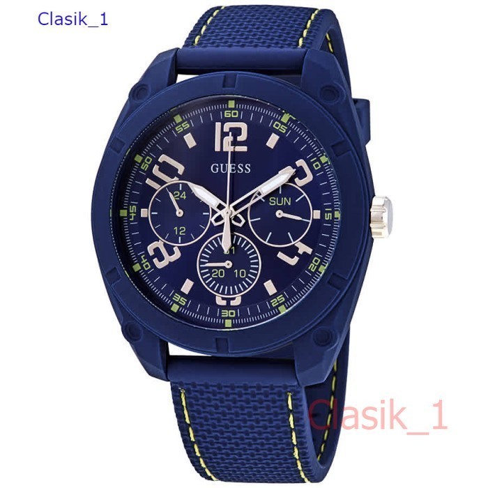 Original 100% GUESS W1256G3 - Jam Tangan Pria -  - Biru