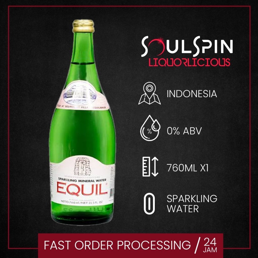 

Equil Sparkling Mineral Water 760ml ( Khusus Instan - Only Instant Delivery )