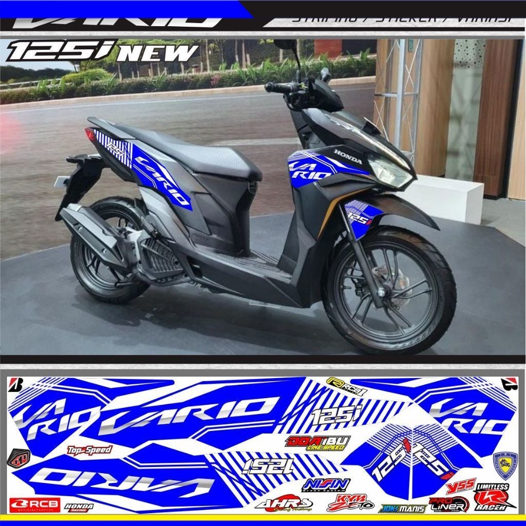 COD / striping stiker motor vario gn2 125 new 2023 2024 variasi / stiker new vario 125 iss cbs