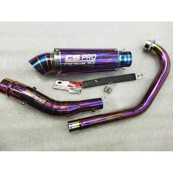 KNALPOT RACING VIXION R15 GSX CBR CB MEGA PRO TIGER BYSON SATRIA FU SONIC MX KING SUPRA GTR ORIGINAL