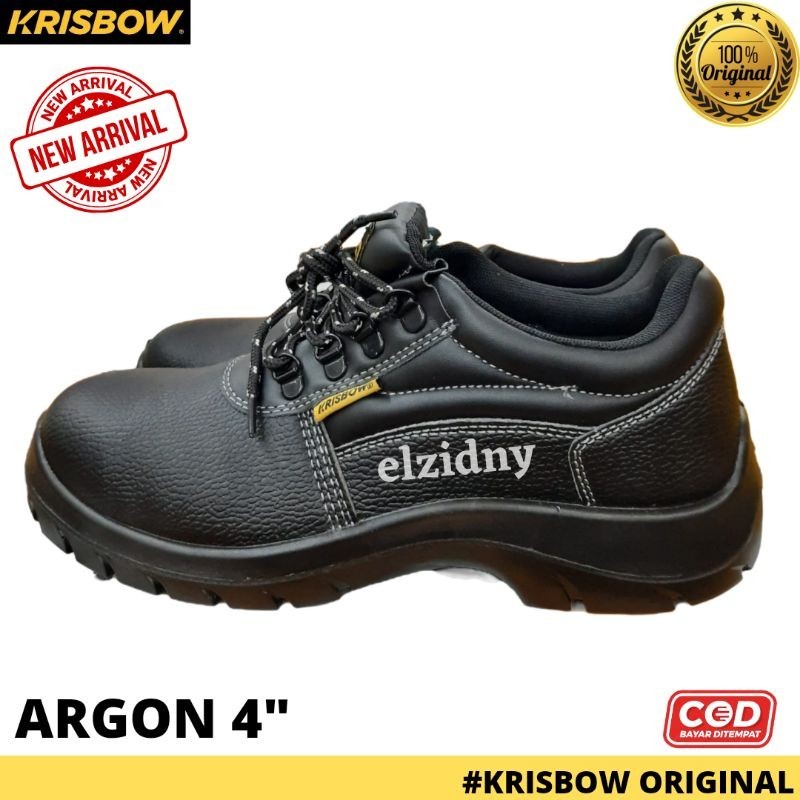 PROMO Sepatu Safety Krisbow ARGON 4 inch DIJAMIN ORIGINAL KRISBOW 100%