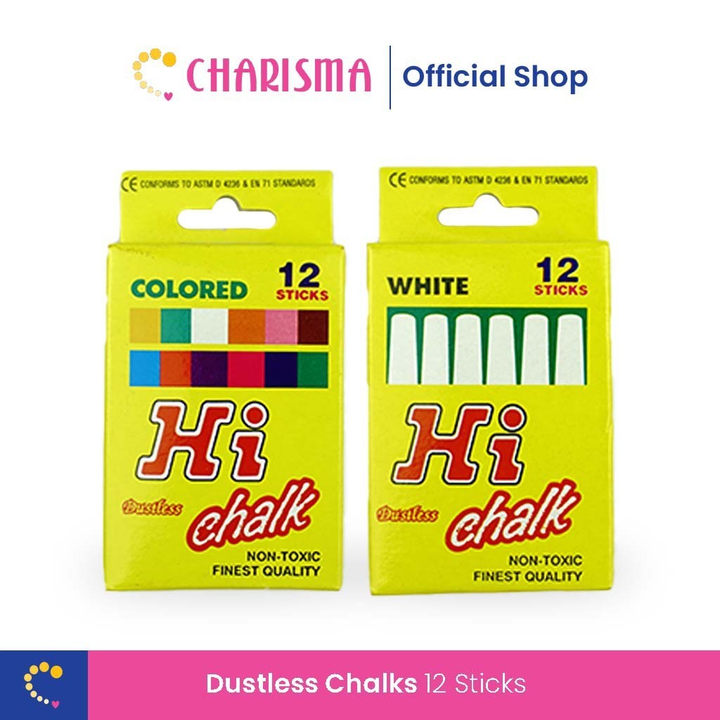 

Charisma Hi Chalk Kapur Tulis Putih - Kapur Tulis Warna Warni