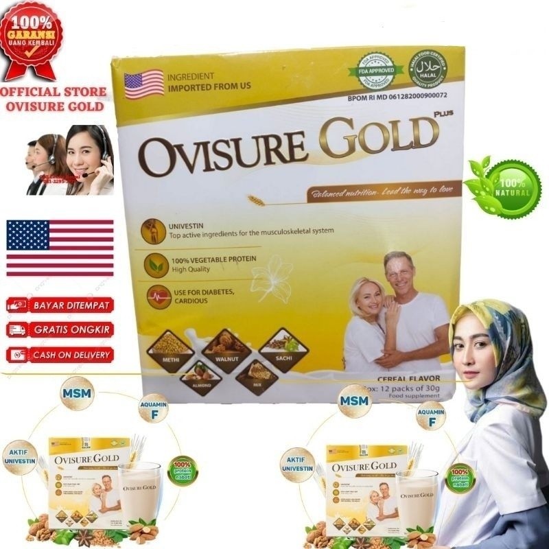 

NEW ASLI OVISURE GOLD USA ATASI MASALAH SENDI DAN TULANG