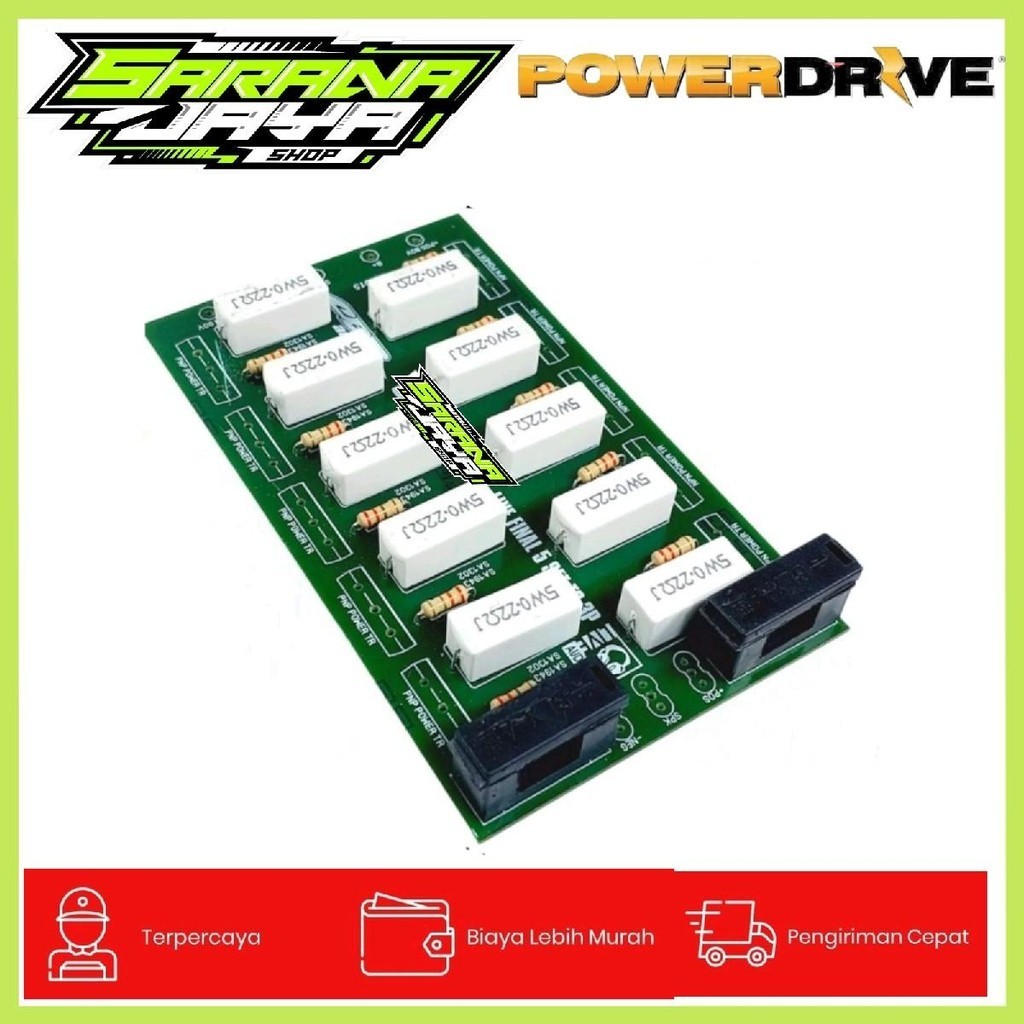 KIT PCB PARAREL TR FINAL TOSHIBA SANKEN 5 SET