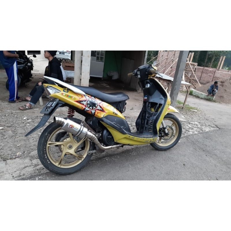 Knalpot cld C3 oval Mio sporty Beat Vario