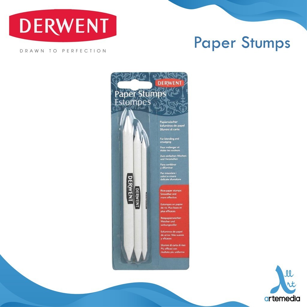 

Derwent Paper Stump Set 3 Blending Paper Dusel