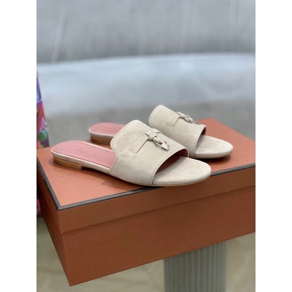 Loro Piana Summer Charms Sandal Sepatu Wanita VVIP Quality