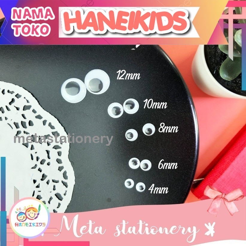 Mata Boneka / Mata Manik / Manik Tempel Mata Mataan untuk Prakarya