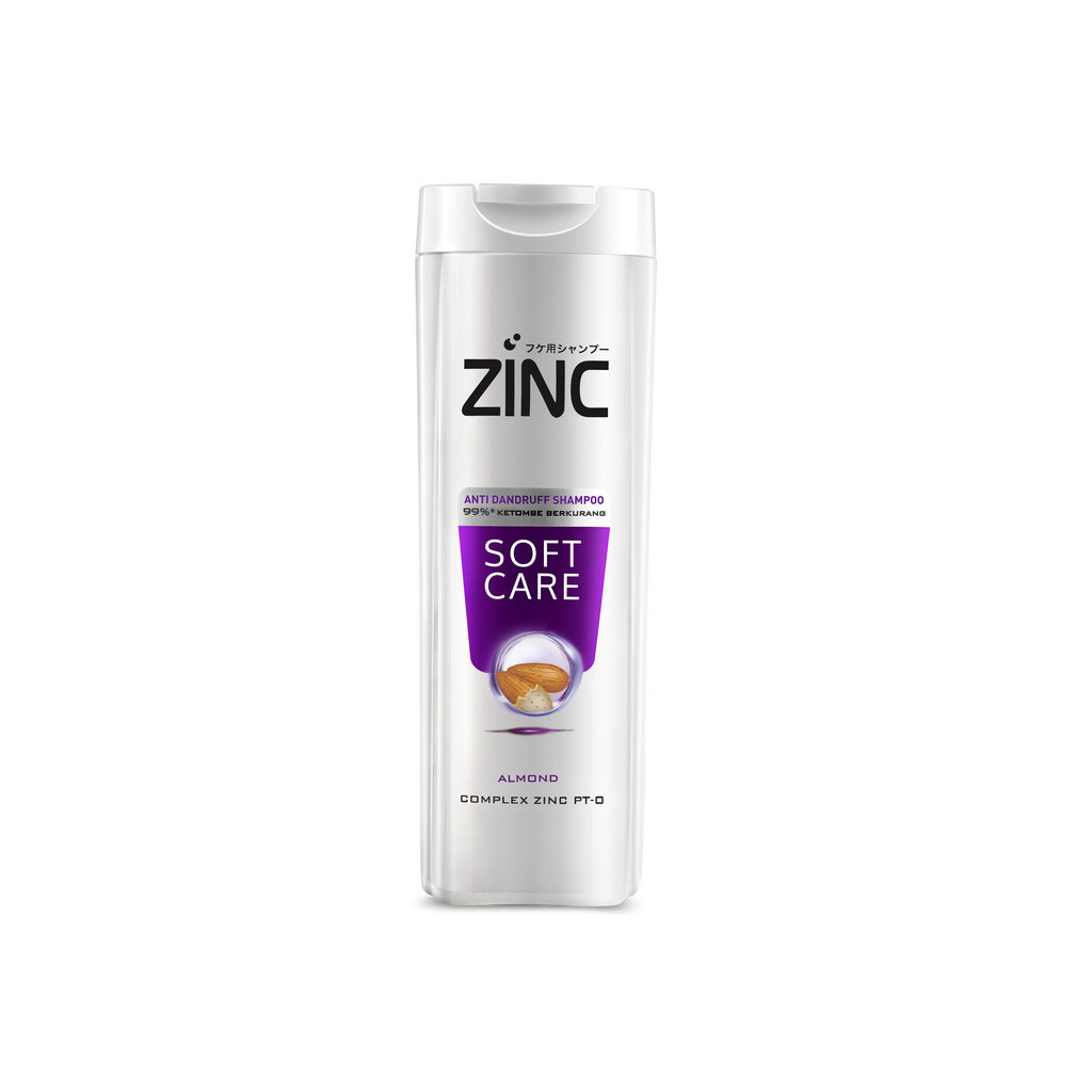 Zinc Shampoo Soft Care Botol 340 ml x3