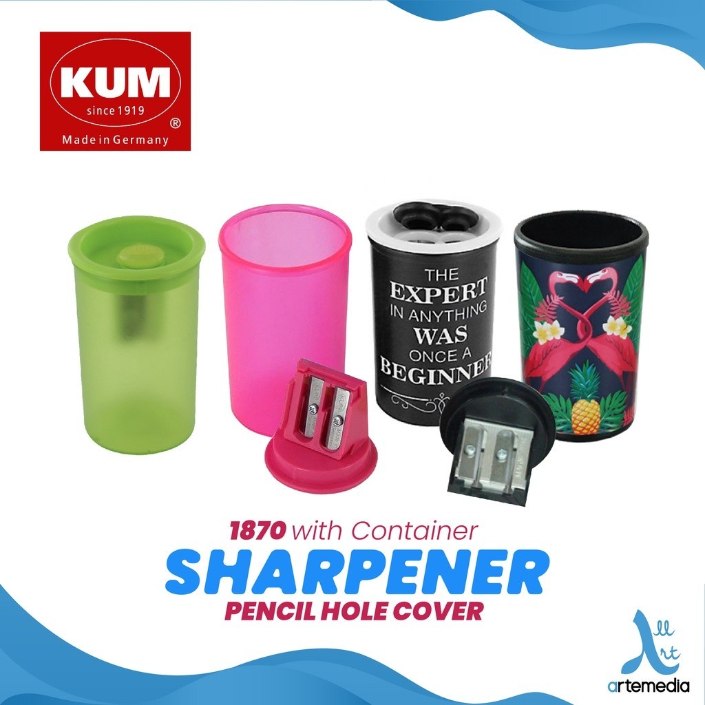 

KUM Sharpener 1870 Container Pencil Hole Cover Rautan Pensil