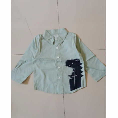BAJU KEMEJA SHEIN DINOSAURUS DINO ANAK LAKI LAKI