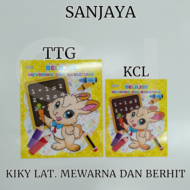 

(HASANS HOME)Kiky Buku Latihan Mewarnai & Berhitung Anak / Buku Mewarnai dan Berhitung Anak Sekolah / Kiky Latihan Mewarna dan Berhitung