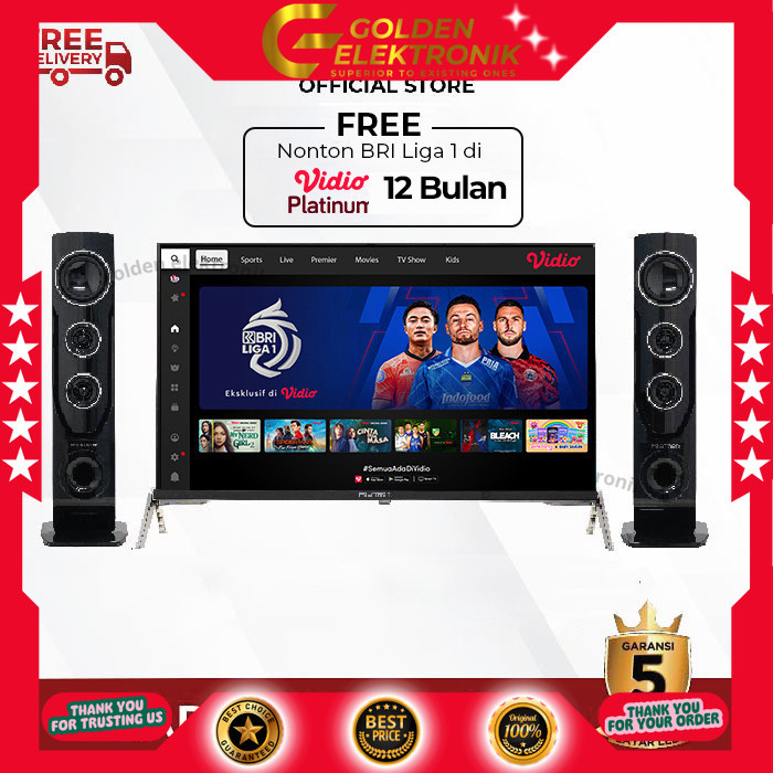 Led Tv POLYTRON Smart Cinemax Android TV 32 inch PLD 32TAG9855