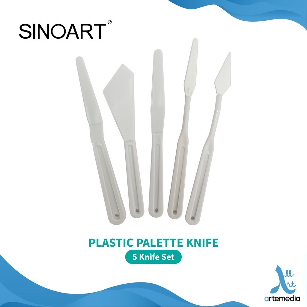 

Sinoart Plastic Palette Knife Set Pisau Palet