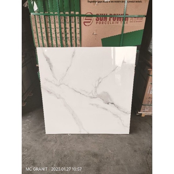 Granit Lantai 100x100 Indogress Florence calacata polished